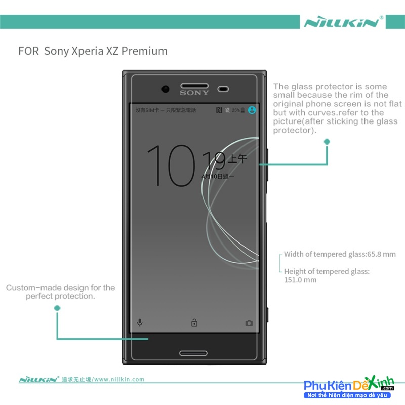 Miếng Dán Kính Cường Lực Sony Xpreia XZ Premium Hiệu Nillkin 9H+ Pro giúp bạn bảo vệ những chiếc smartphone đẳng cấp của mình một cách tốt nhất, chống trầy xước ,va đập